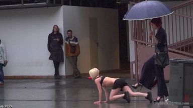 Nora Barcelona, Silvia Rubi – Eager Bitch Spanked And Flogged In The Rain! – Part 1